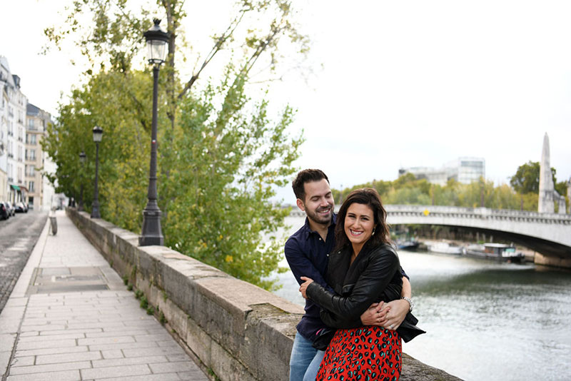 Sammie & Tom photographed by Miss Paris Photo Couples photo shoot in Paris